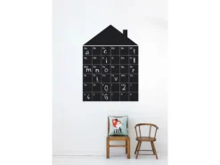 Ferm Living ABC House sein&auml;tarra, musta