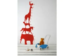 Ferm Living Animal Tower sein&auml;tarra, punainen