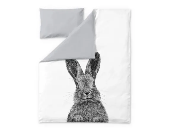 Finlayson Pupu Lasten pussilakanasetti, 120 x 160 cm, musta / valkoinen