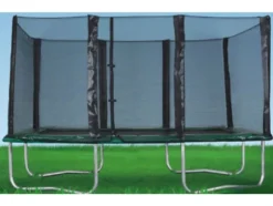 Jätti-iso trampoliini + turvaverkko (3 x 5 m)