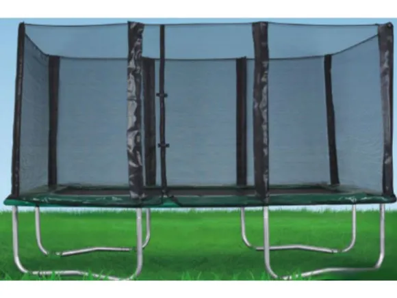 Jätti-iso trampoliini + turvaverkko (3 x 5 m)