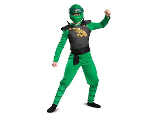 Lego Ninjago Lloyd Classic Naamiaisasu, vihreä, koko S