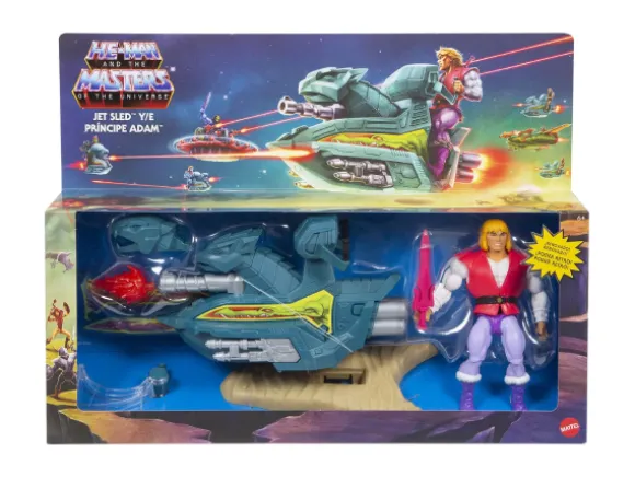 Masters of the Universe Origins Prince Adam Sky Sled Toimintahahmo