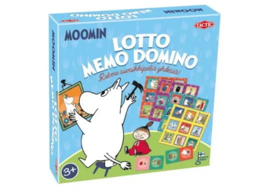Muumi Lotto, Domino, Memo Pelit