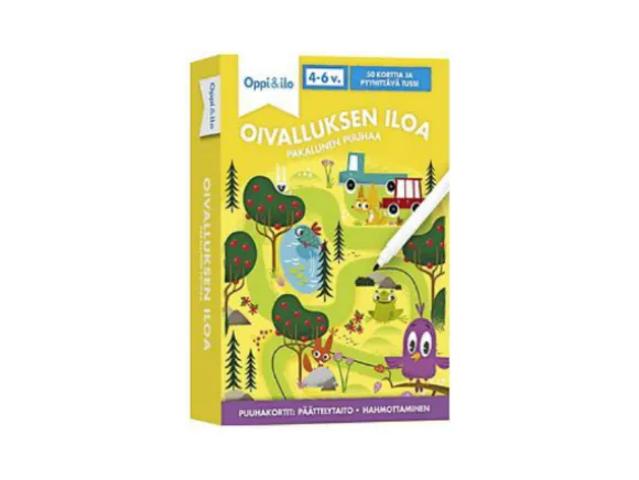 Oppi&ilo Oivalluksen iloa -puuhakortit