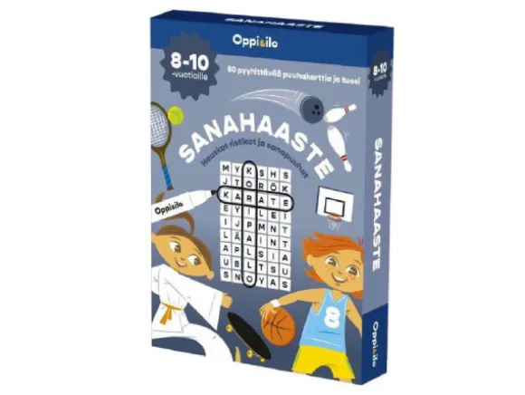 Oppi&Ilo Sanahaaste Puuhakortit 8-10 v
