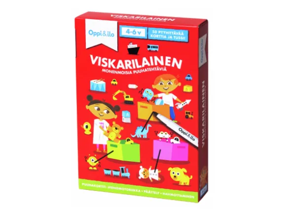 Oppi&ilo Viskarilainen -puuhakortit