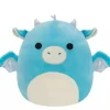 Squishmallows Miles the Teal Dragon Pehmolelu, 40 cm