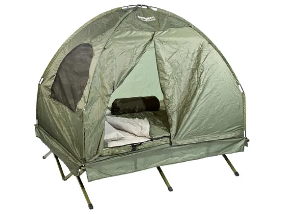 Täydellinen telttasänkysetti kahdelle